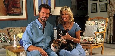 Holcomb and hjer present spouse posing together